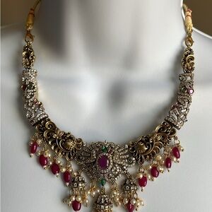 Necklace and matching earrings